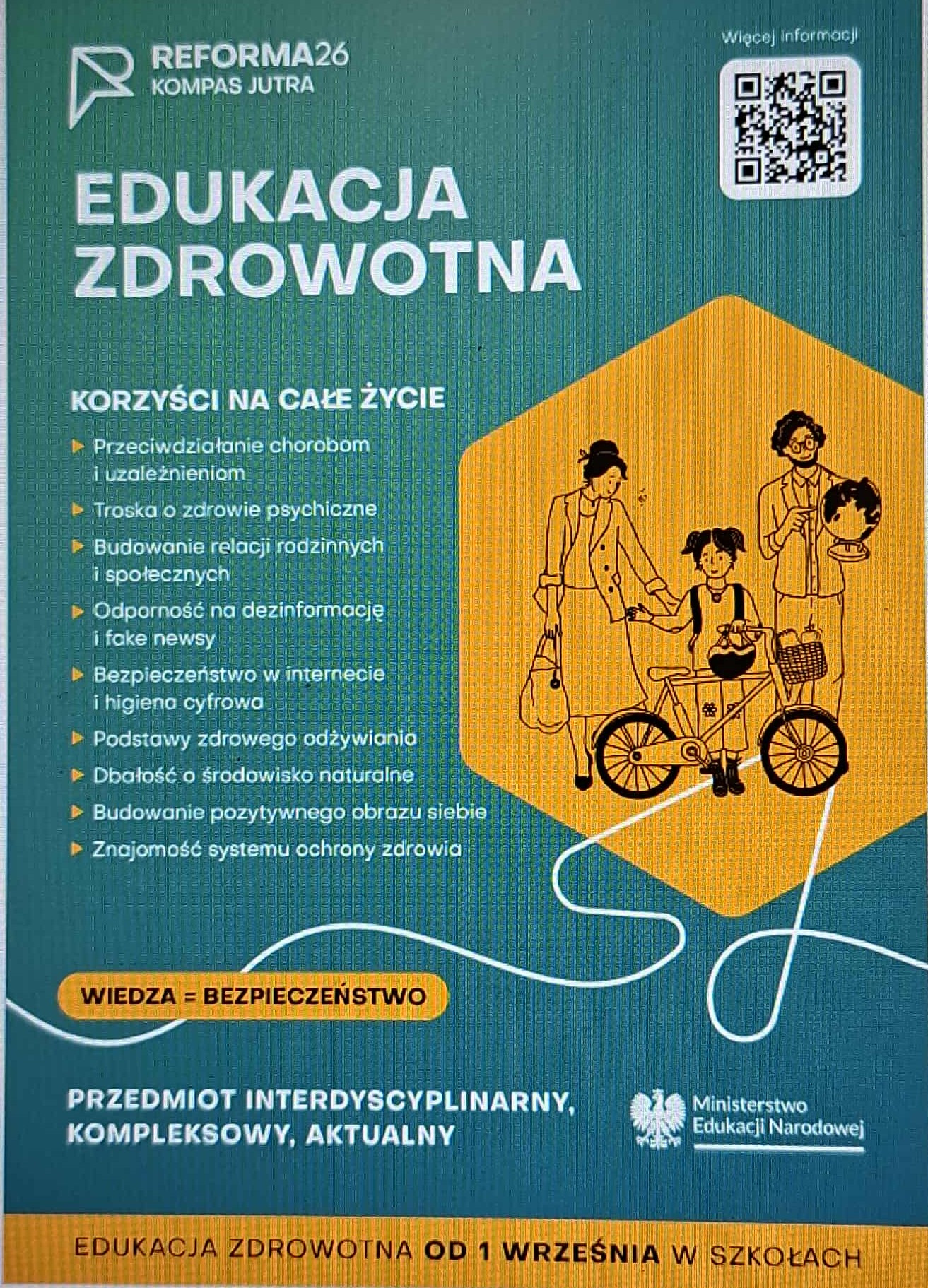 Informacje na temat przedmiotu Edukacja zdrowotna